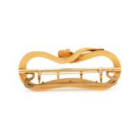 VICTORIAN, YELLOW GOLD AND TURQUOISE SNAKE BUCKLE/BROOCH
