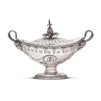 A Neoclassical Sterling Silver Covered Sauce Tureen Presented by Elizabeth Willing Powel (1743-1830) to Edward Shippen Burd (1779-1848), Philadelphia