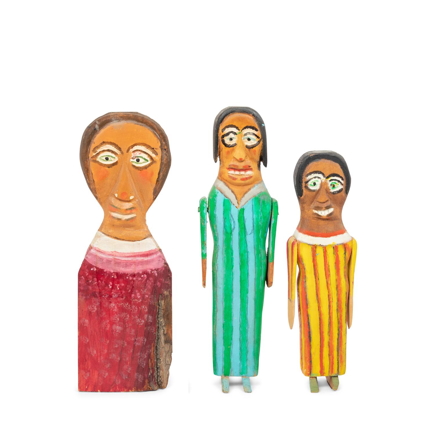 Suzie, Annie, and Untitled (Bust of a Woman) (three works)