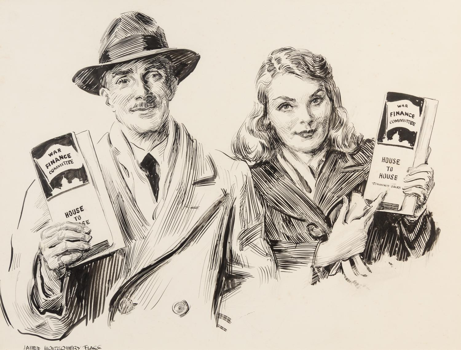 James Montgomery Flagg, (American, 1988-1960), War Finance Committee
