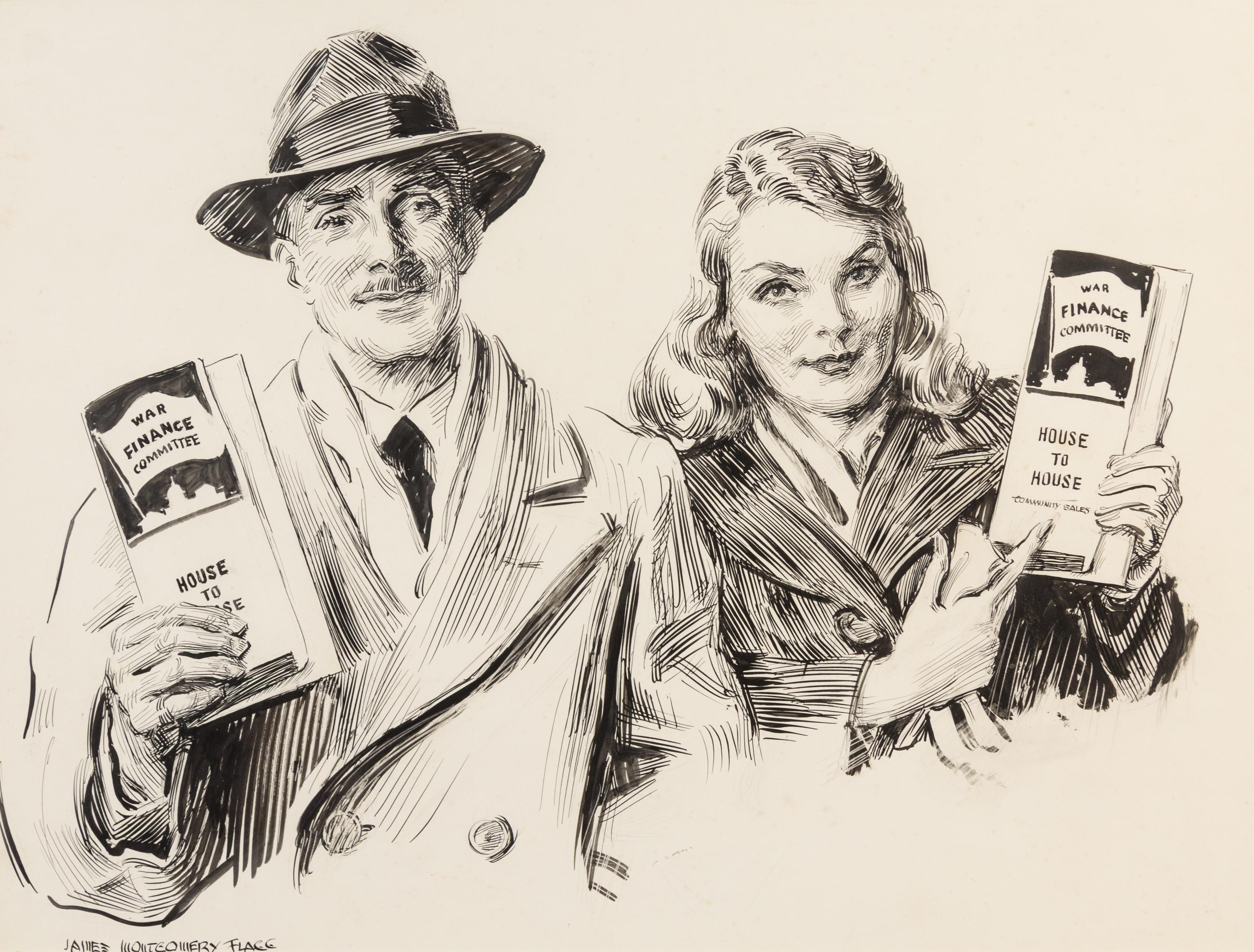 James Montgomery Flagg, (American, 1988-1960), War Finance Committee