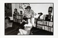 A pair of photographs ( Helmut Newton, "Gorgeous Red"; Tatiana Von Furstenberg and friends)