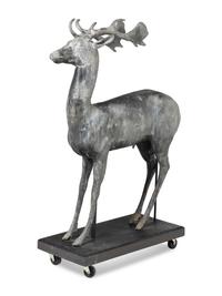 A Cast Metal Elk Figure