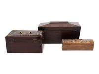 Three English Tea Caddies
