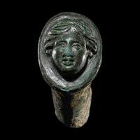 A Roman Bronze Sword Hilt