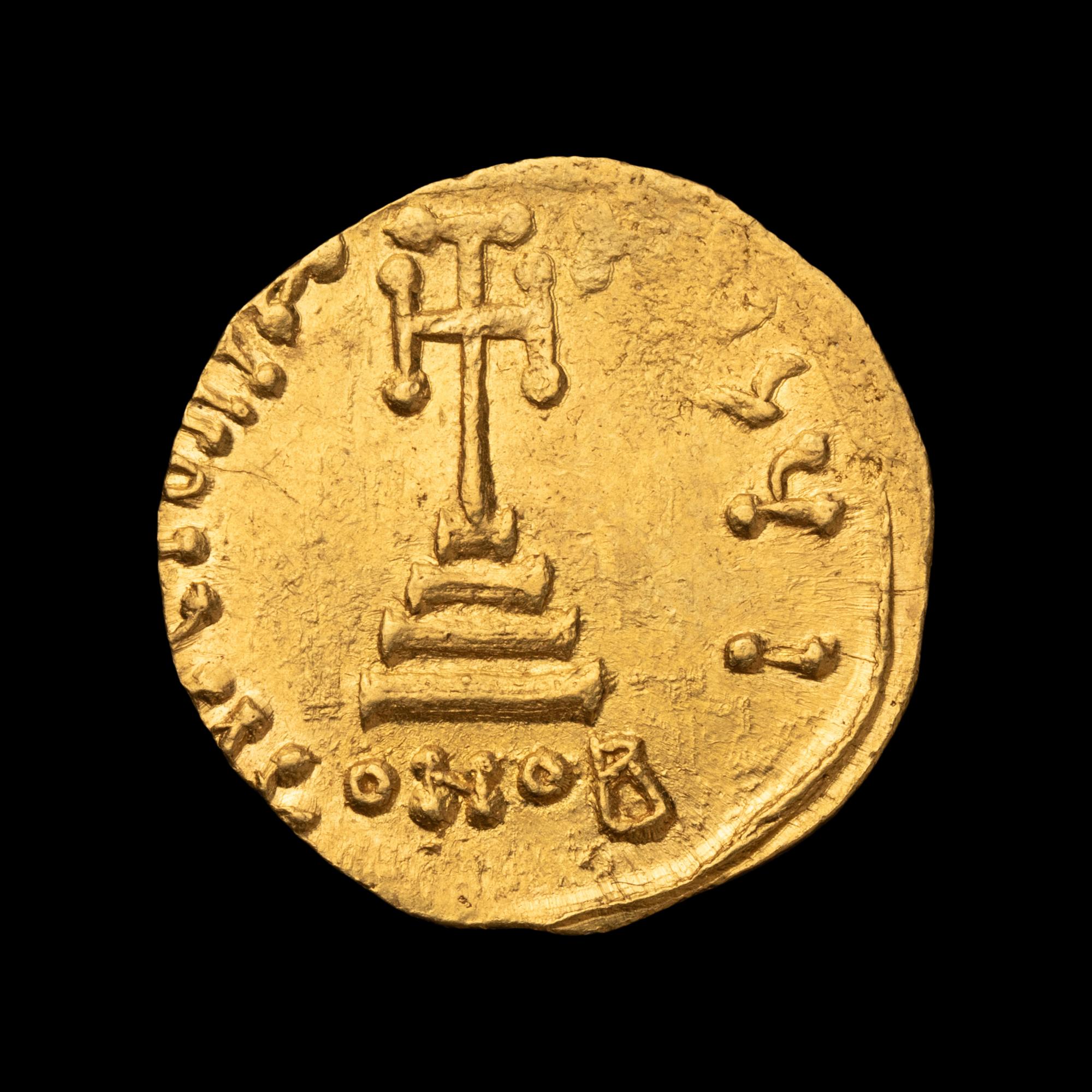 [ANCIENT] BYZANTINE EMPIRE. Justinian II (c. 690 AD). Av Solidus (4.5 g)