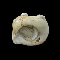 A Costa Rican Marble Mace Head of an Owl