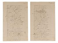[CIVIL WAR]. "The Vision of Emet Logan The Negro Prophet of the Arkansas." 1864.