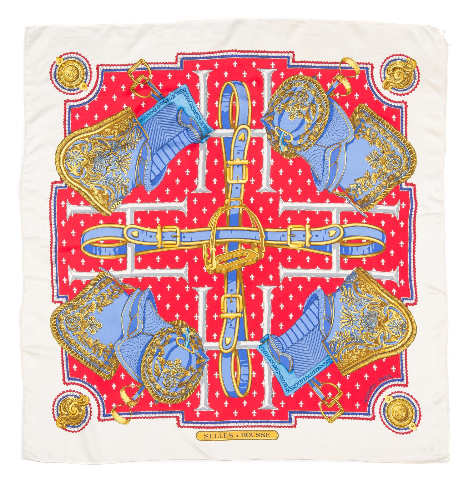An Hermes 90cm Silk Scarf, 36" x 36"