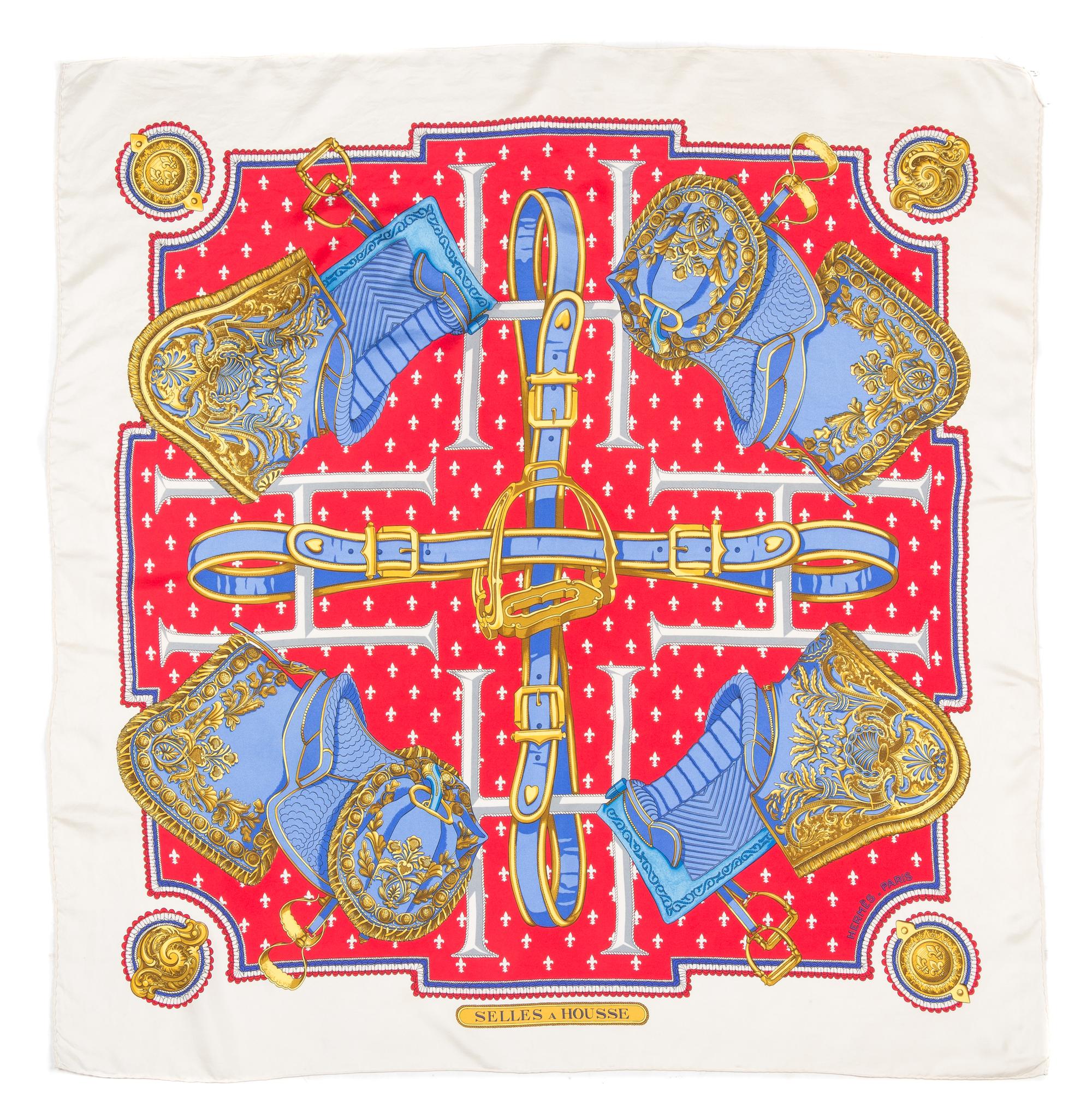 An Hermes 90cm Silk Scarf, 36" x 36"