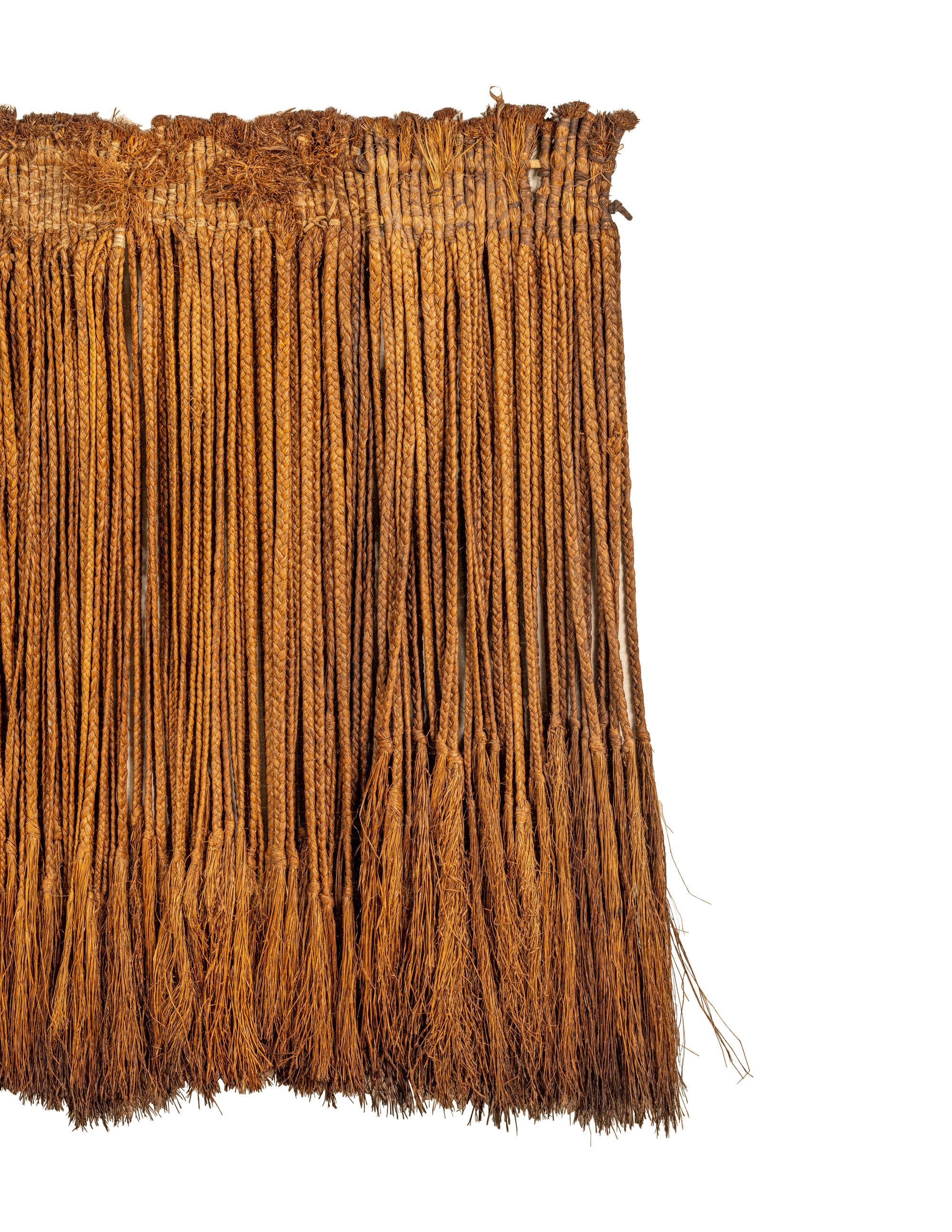 A Papua New Guinea Raffia Ceremonial Skirt