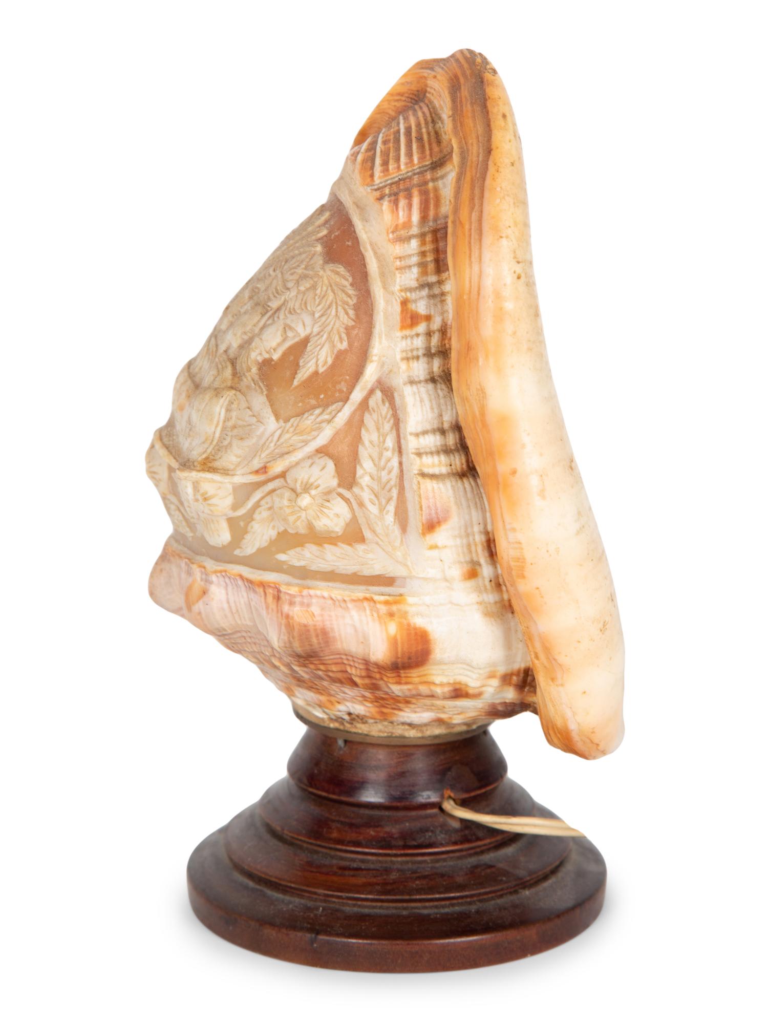 An Italian Cameo Carved Shell of Four Muses — 20TH CENTURY