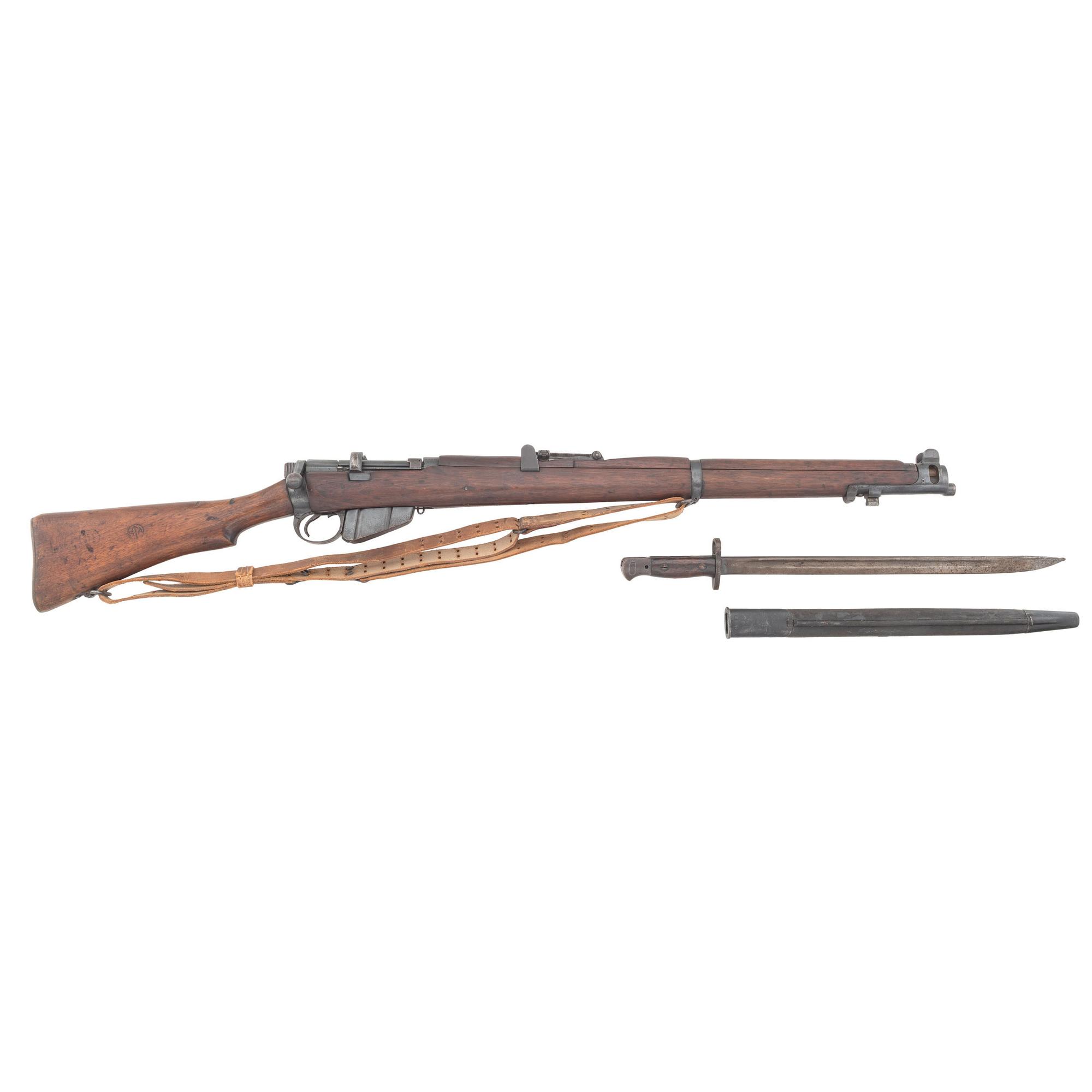 **G.R.I. Enfield No 1 MKIII* Rifle Dated 1944 with Bayonet