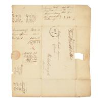 [Americana] [Declaration of Independence] Wolcott, Oliver. Free franked signature