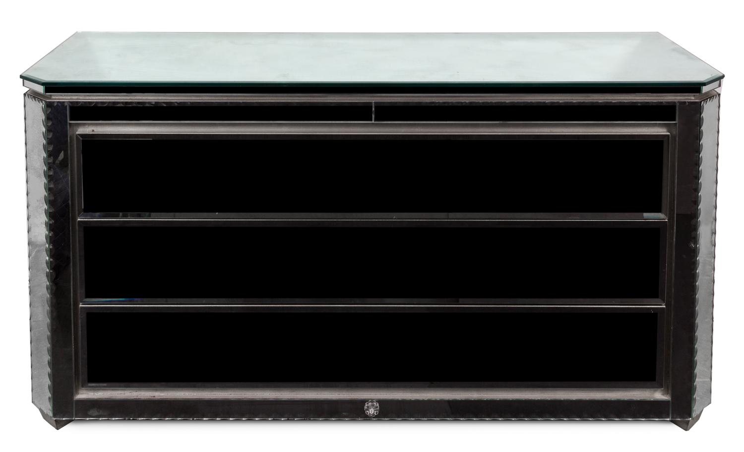 A Venetian Style Dresser Height 33 1/4 x width 65 1/4 x depth 22 inches. — 20TH CENTURY