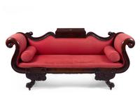 A Classical Carved Mahogany Sofa