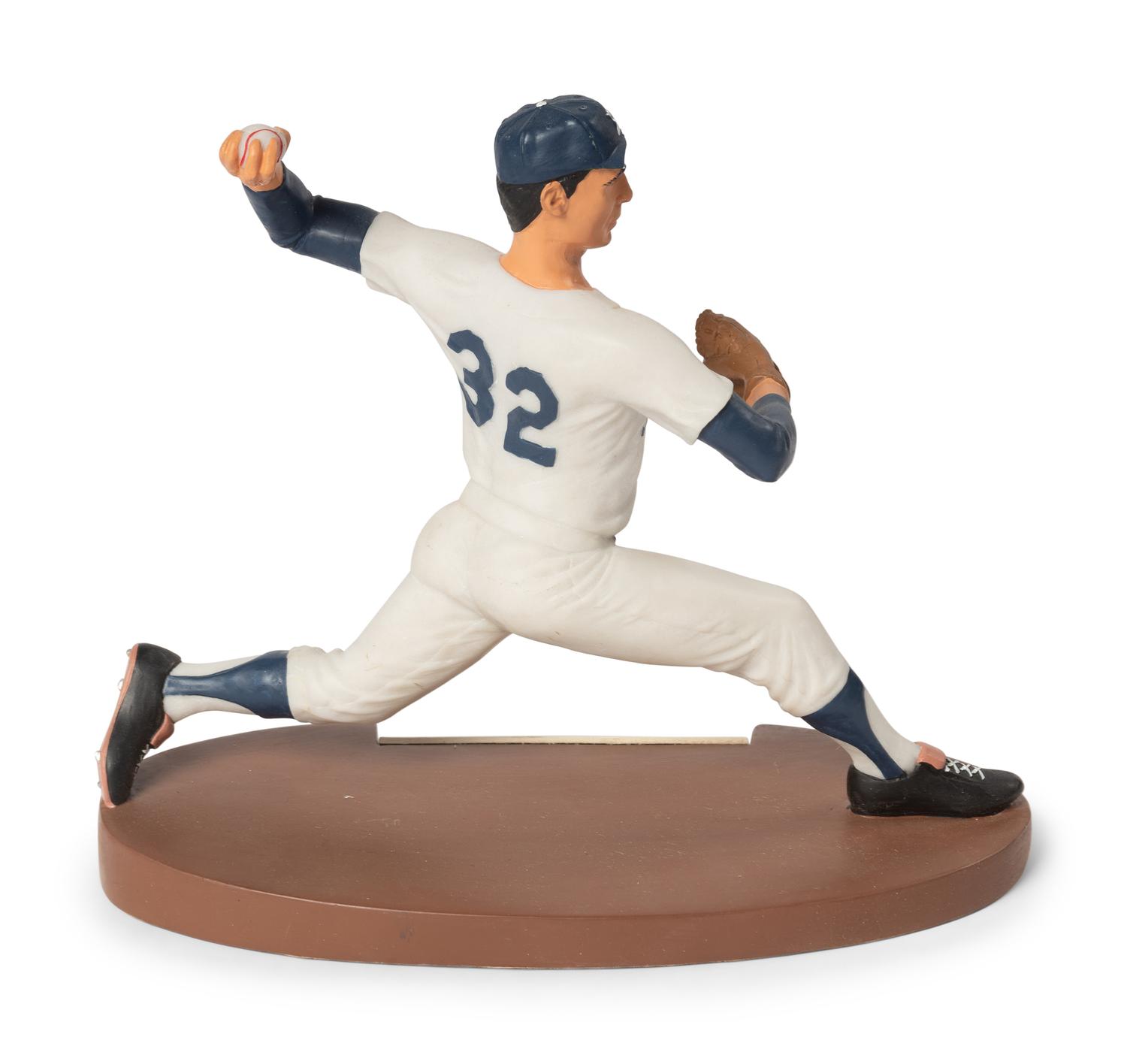 A Sandy Koufax Signed Autograph Salvino Figure,