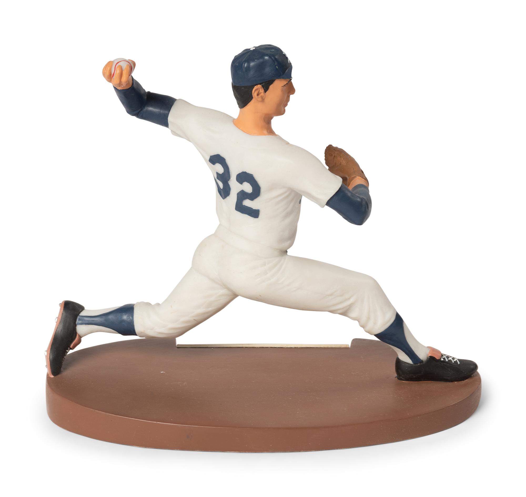 A Sandy Koufax Signed Autograph Salvino Figure,