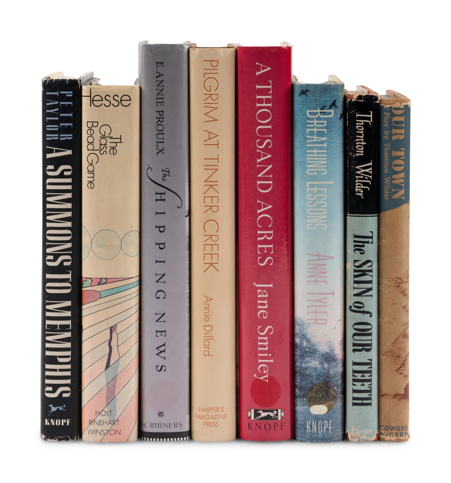 [LITERATURE - PULITZER PRIZE WINNERS]. A group of 8 FIRST EDITIONS, comprising: