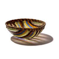A Roman Ribbon Glass Dish