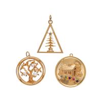COLLECTION OF YELLOW GOLD CHARMS