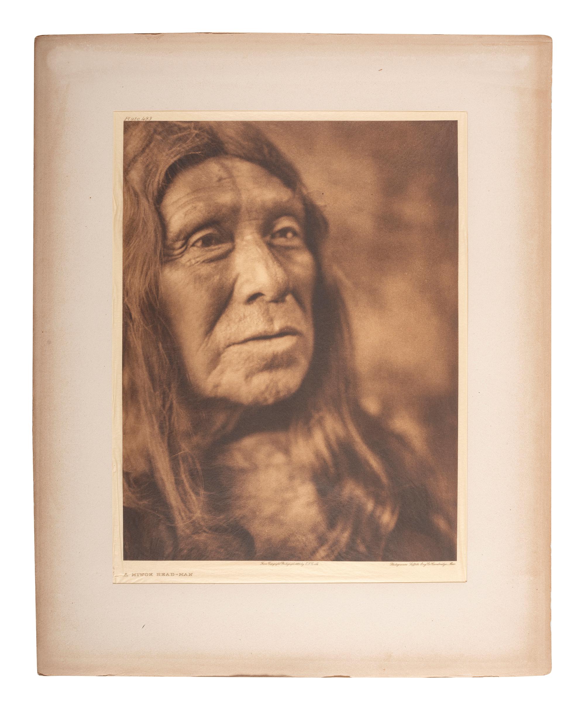 CURTIS, Edward (1868-1952). A group of 24 photogravures on Japanese tissue from portfolios 14 and 15.