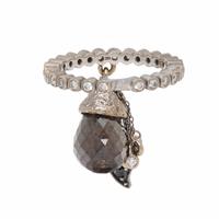 Coomi, White Gold and Diamond Charm Ring