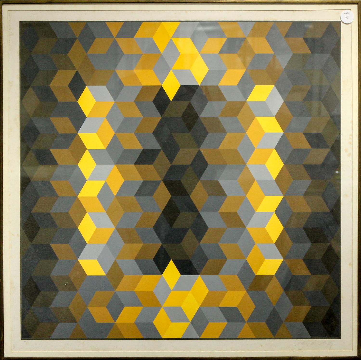 Victor Vasarely, (French/Hungarian, 1906-1997), Untitled Abstract