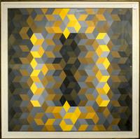 Victor Vasarely, (French/Hungarian, 1906-1997), Untitled Abstract