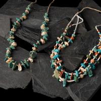 Pair of Kewa Tab Necklace