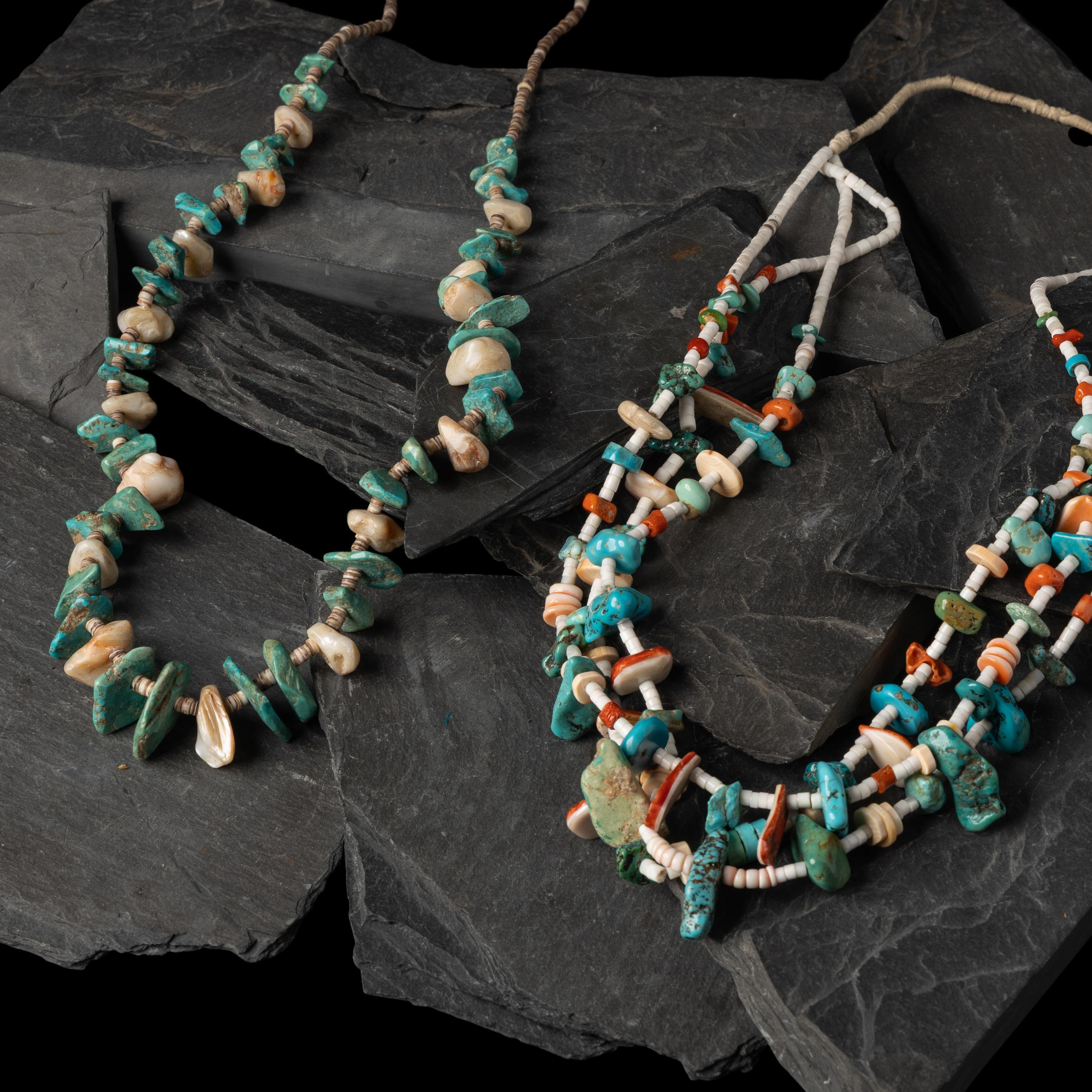 Pair of Kewa Tab Necklace