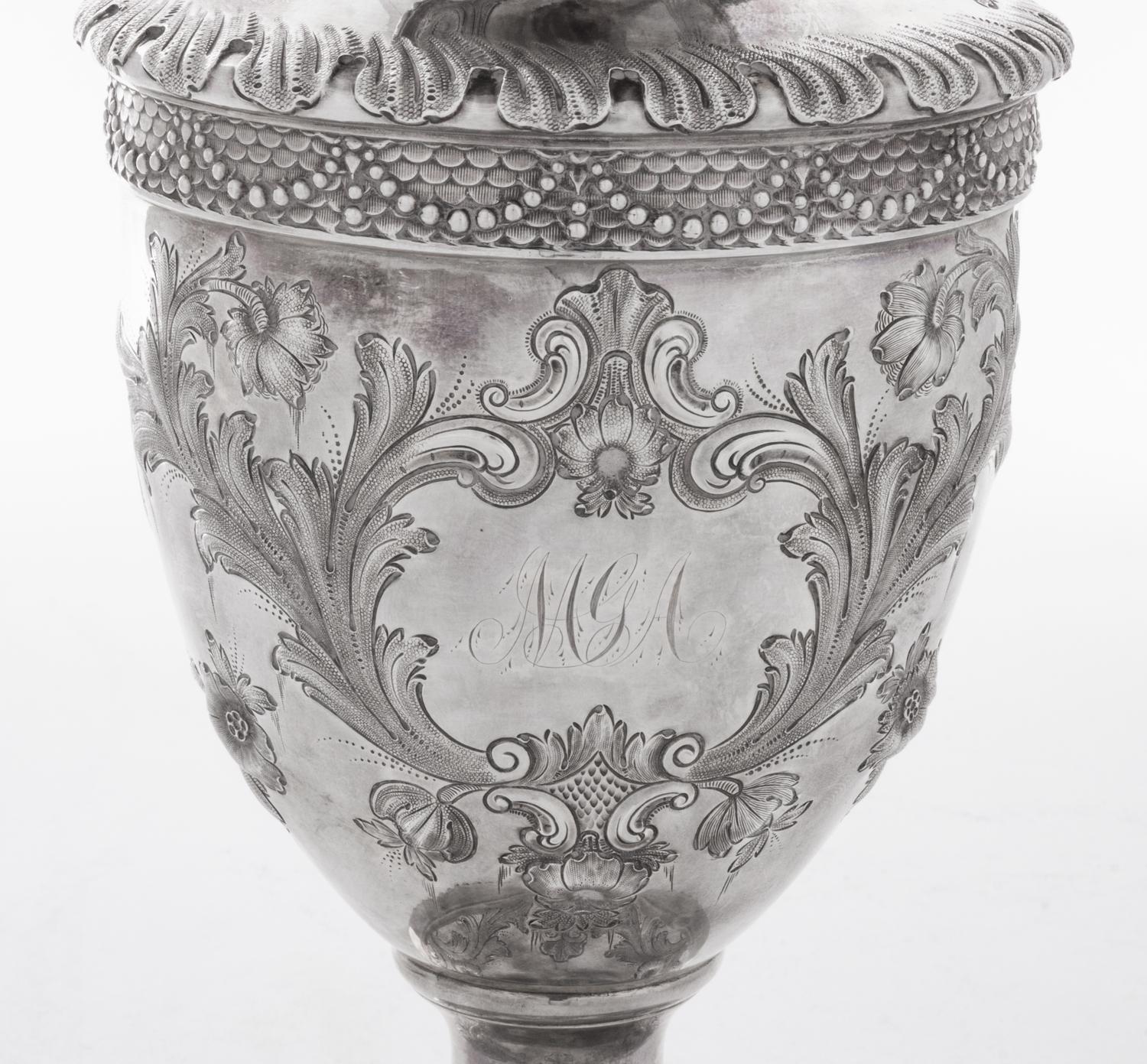 An American Silver Claret Jug