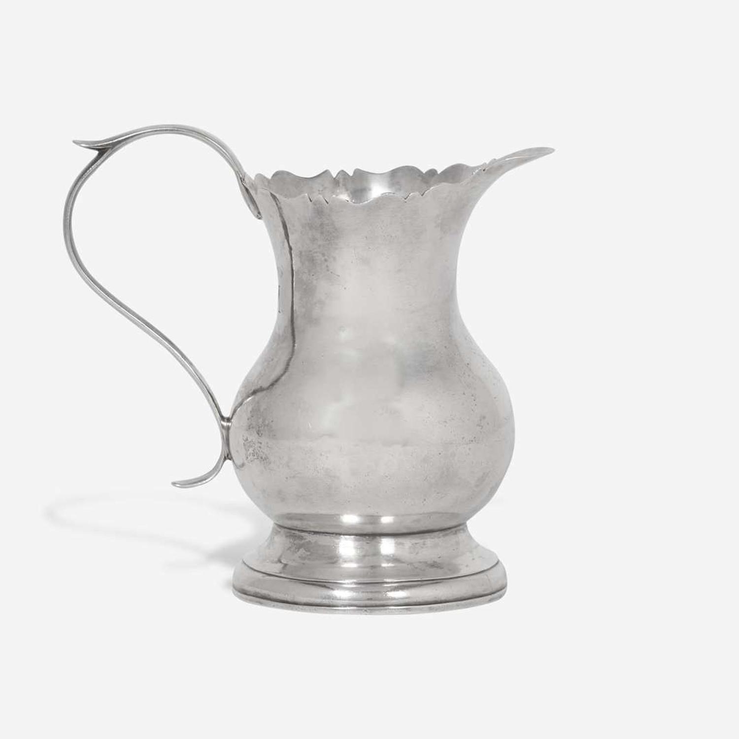 A silver cream pot Hezekiah Silliman (1738-1804), New Haven, CT, circa 1760
