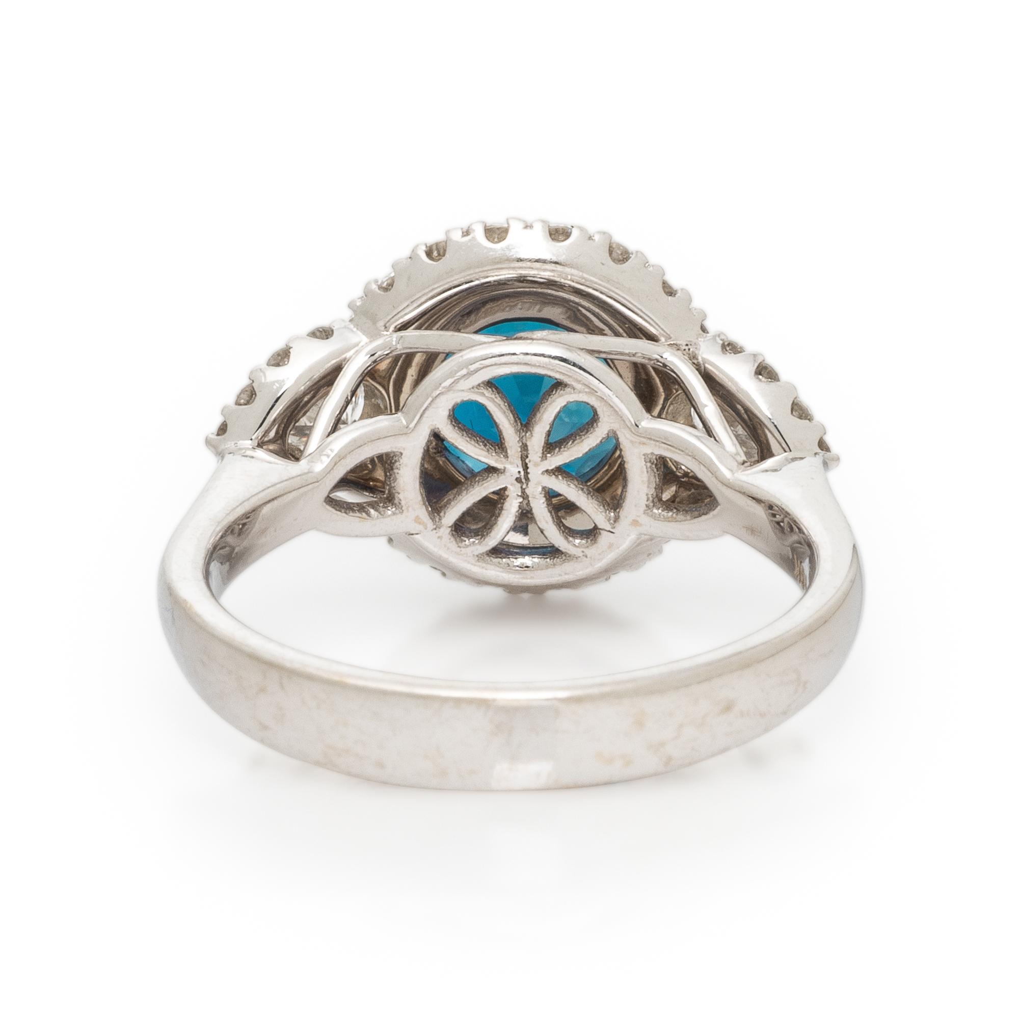 Hubert, Synthetic Alexandrite and Diamond Ring