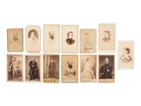[CIVIL WAR - THE CONFEDERACY]. A group of 25 CDVs, incl. President Jefferson Davis and Confederate Generals JOHNSTON, SMITH, BEAUREGARD, EWELL, and SEMMES.
