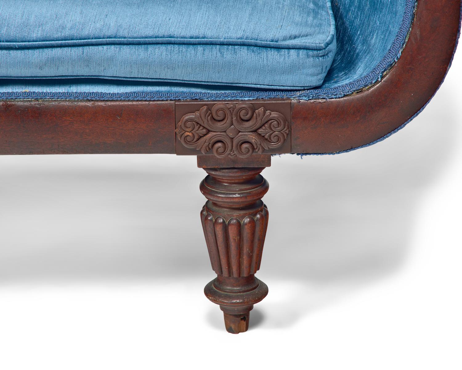 An Anglo-Indian Classical Mahogany Sofa
