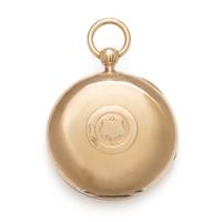 James Hoddell, London, 18K Yellow Gold Open Face Verge Pocket Watch