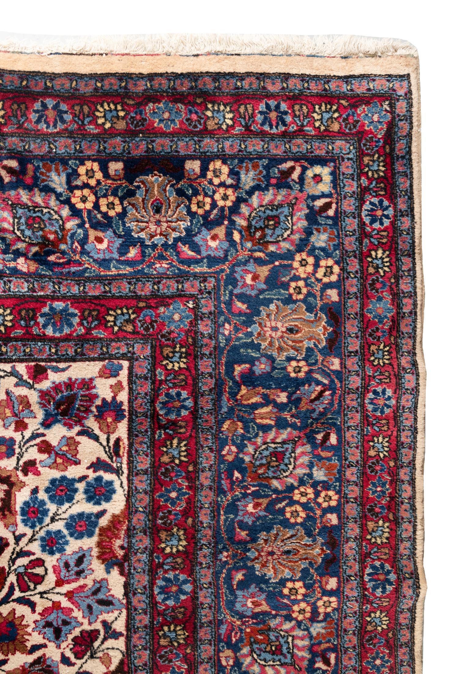 A Meshed Wool Rug
