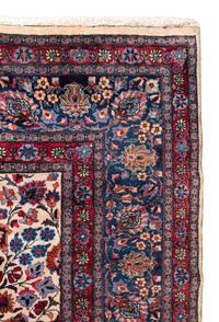 A Meshed Wool Rug