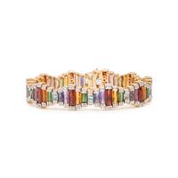Bellarri, Multigem, Diamond and Yellow Gold Bracelet