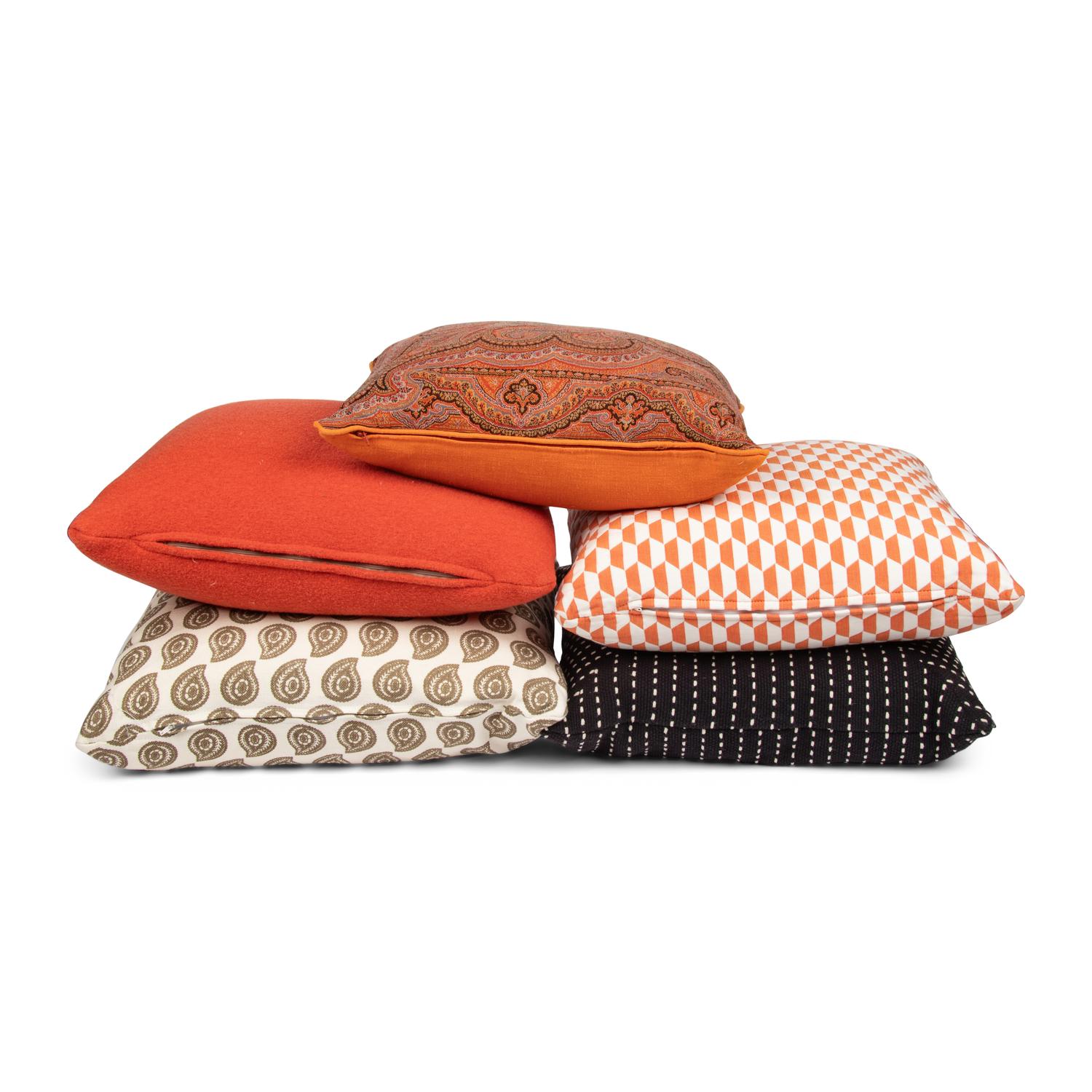 A Collection of Throw Pillows