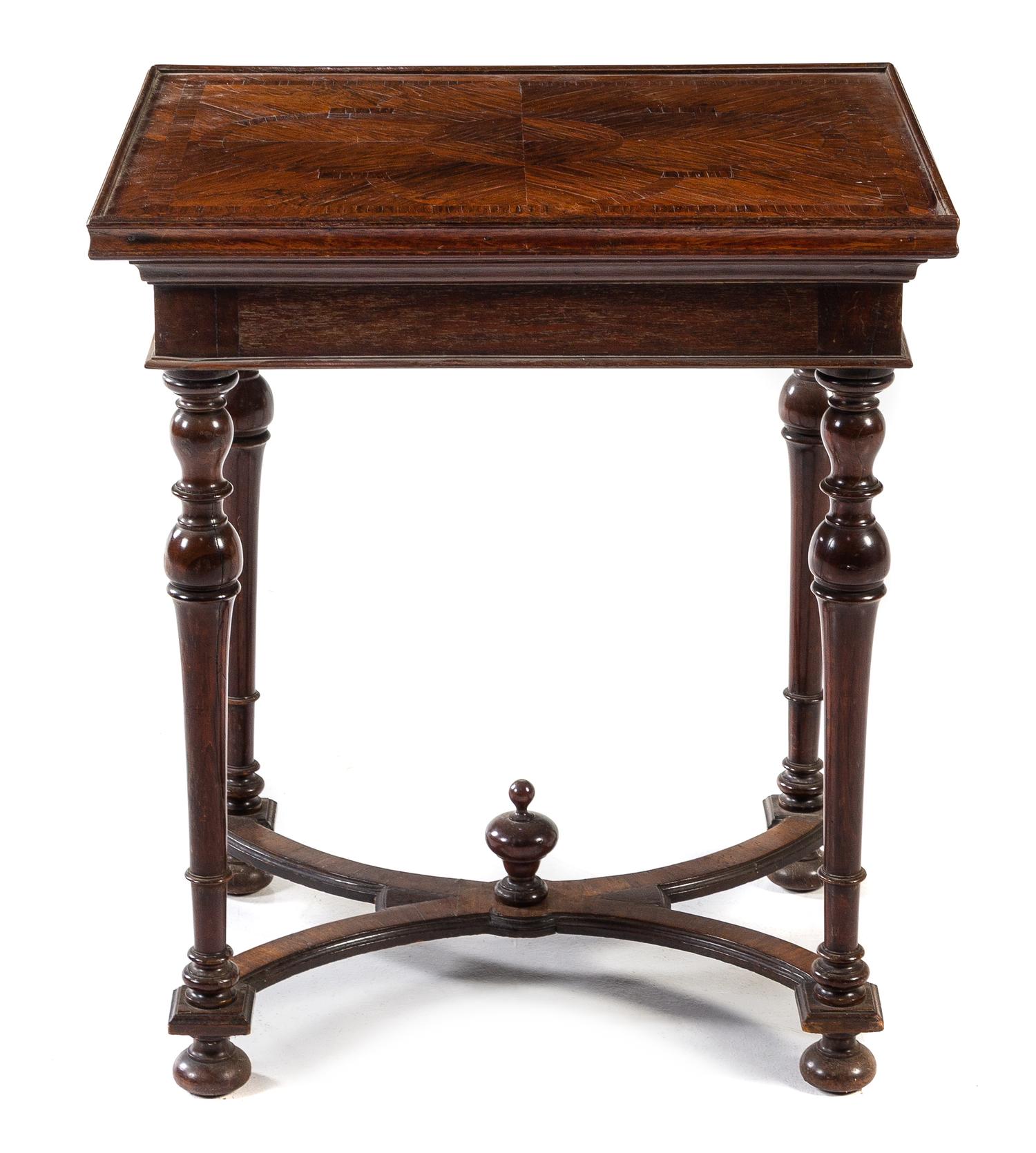 An English Mahogany Work and Game Table