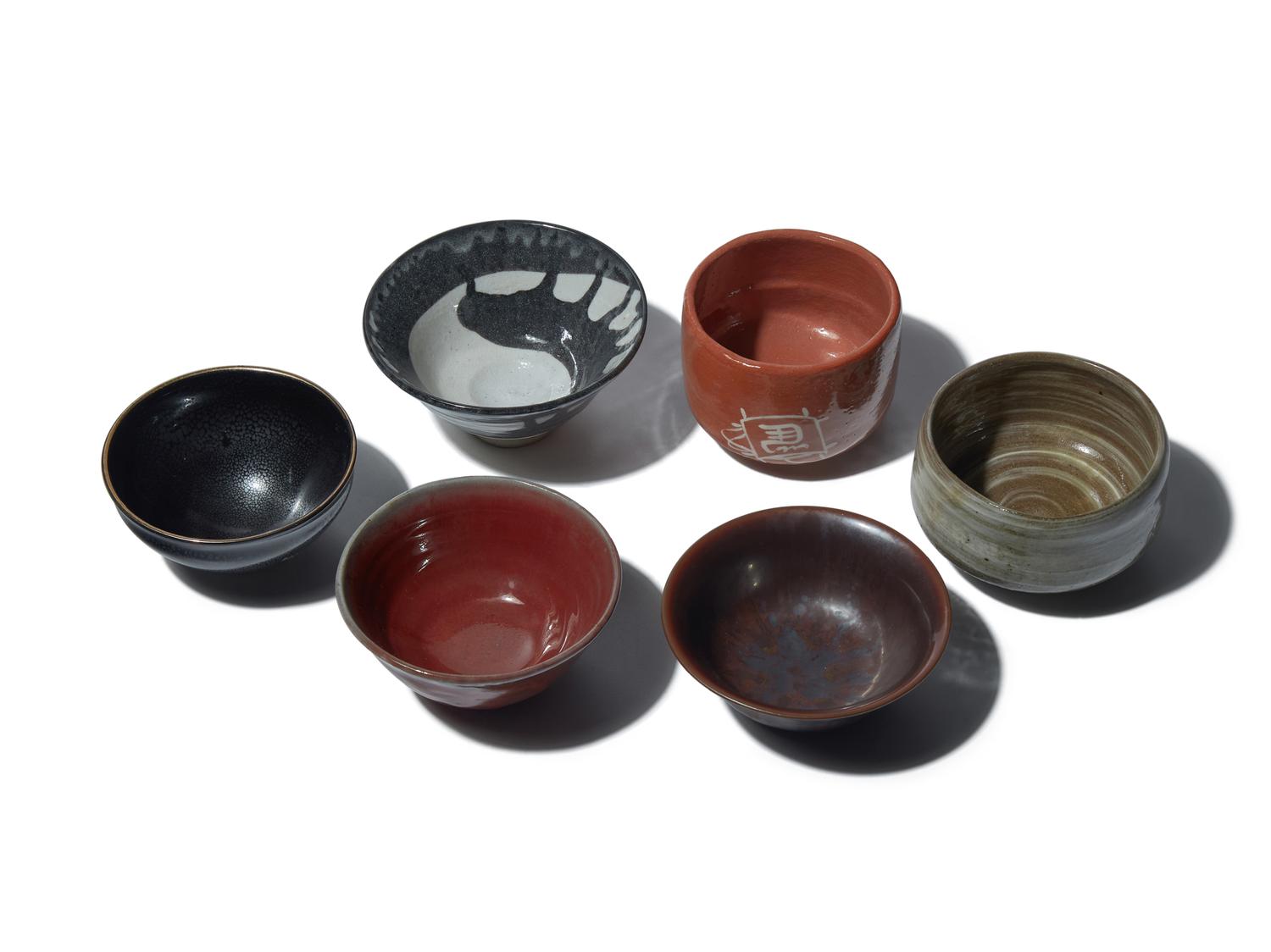 Six Japanese Tea Bowls