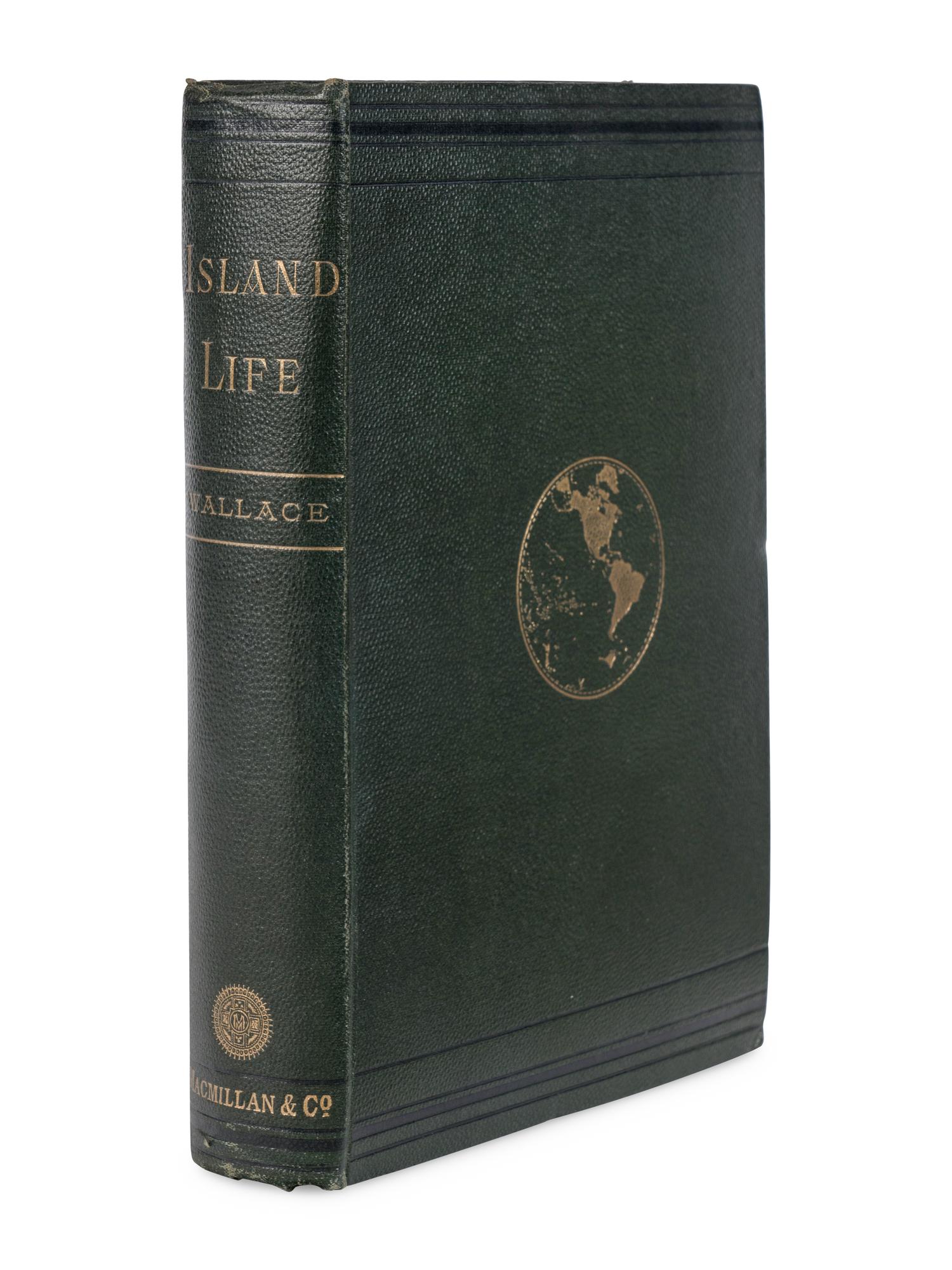 [NATURAL HISTORY]. WALLACE, Alfred Russel (1823-1913). Island Life: or, the Phenomena and Causes of Insular Faunas and Floras . London: Macmillan & Co., 1880.
