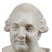 A Continental Marble Bust of Louis XVI