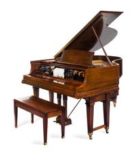 A Steinway & Sons Mahogany Duo-Art Grand Piano — SERIAL NUMBER 225290, 1924