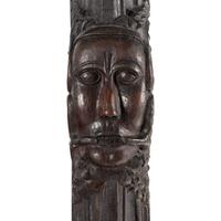 An English Carved Oak Architectural Element