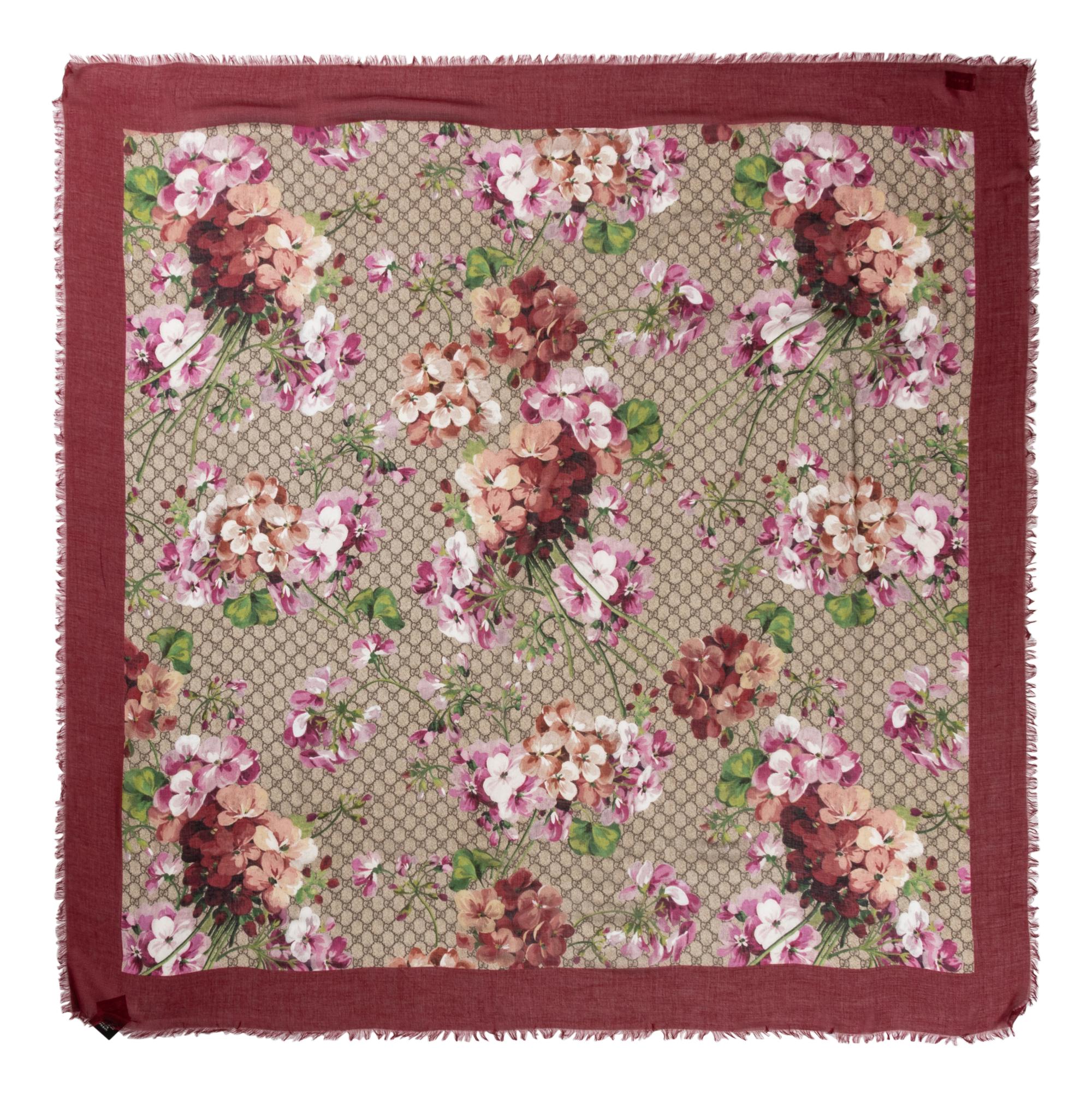 Gucci Printed Silk Scarf
