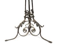 A Pair of Victorian Wrought Iron Torchère Stands