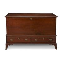 Federal walnut blanket chest-on-stand Pennsylvania, circa 1800
